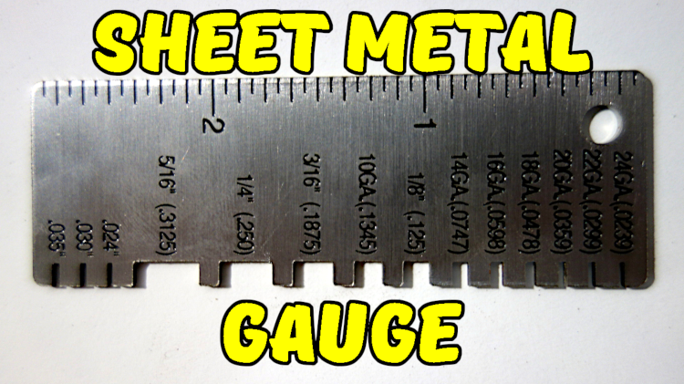 Eapele Sheet Metal Gauge Tool