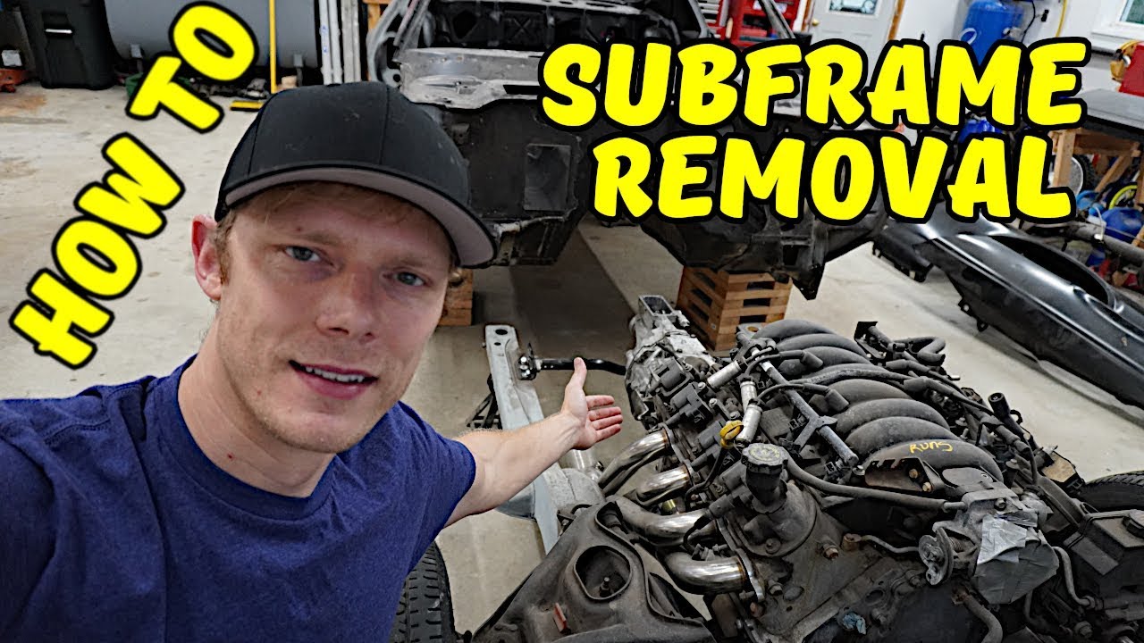 How to Remove a Camaro Subframe at Home! RestoCar